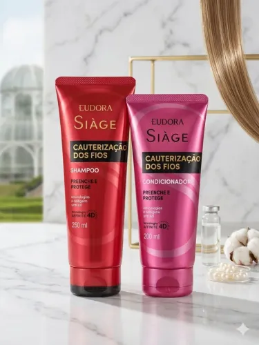 Kit pra cabelo siage eudora 