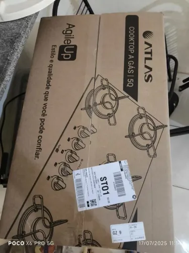 Fogão 5 bocas a gás 