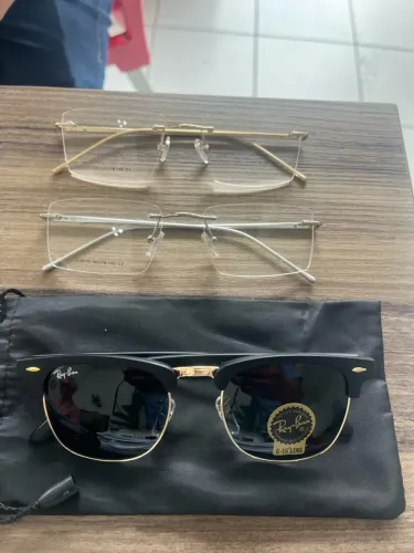 ÓCULOS RAY BAN E LENTES TRANSITIONS