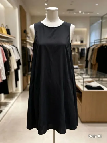 Vestido Viscose Preto Hering. M