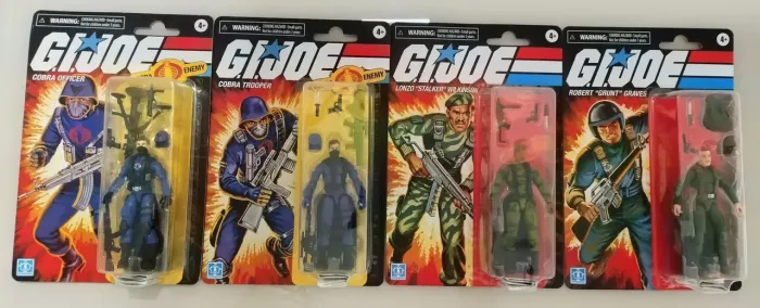 Gi Joe - Set com 4 Action Figures