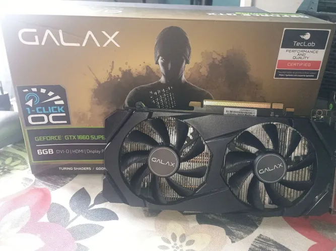 GTX 1660 SUPER - 6GB - USADA ÚNICO DONO