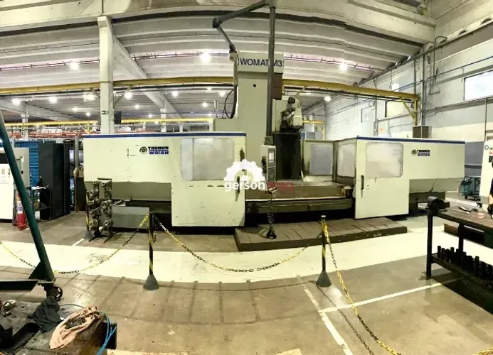 FRESADORA CNC WOTAN WOMAT M3 - ANO 2007 - CABECOTE HURON