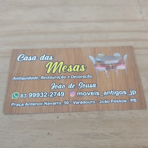 Antiquário, restauração e produção de móveis 