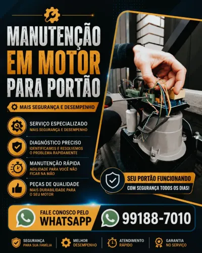Manutenção de Motor de Portão 