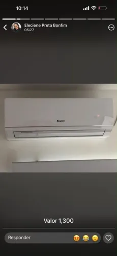 Vendo 2 ar condicionados de 12 e 9 mil BTUs inverter, apenas 01 ano de uso