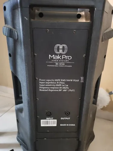 Caixas de som Mak pro 15p350