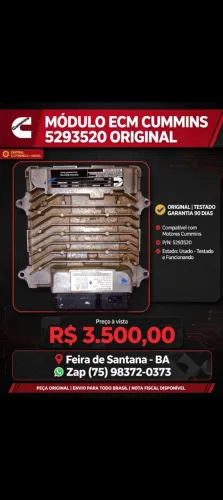 MÓDULO ECM CUMMINS 5293520 ORIGINAL