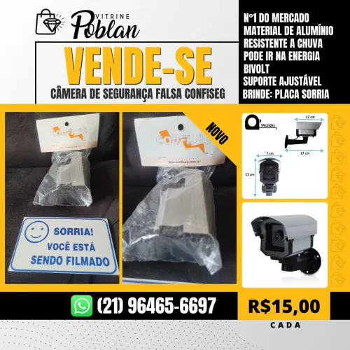 CÂMERA DE SEGURANÇA FALSA