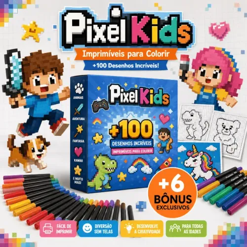 KIT +150 ARTES PIXEL ART