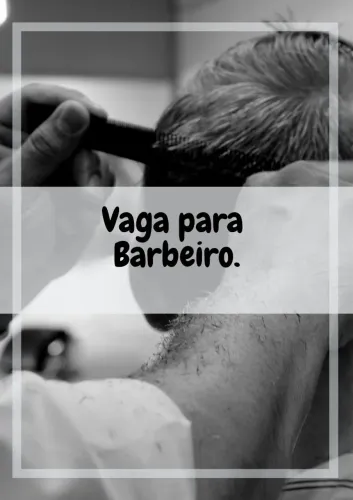 Vaga para barbeiro