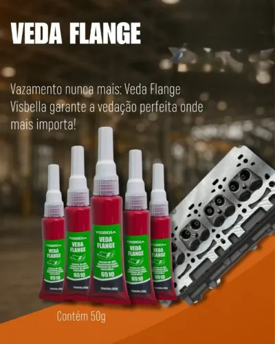 Selante Junta Veda Flange Alta Temperatura Visbella