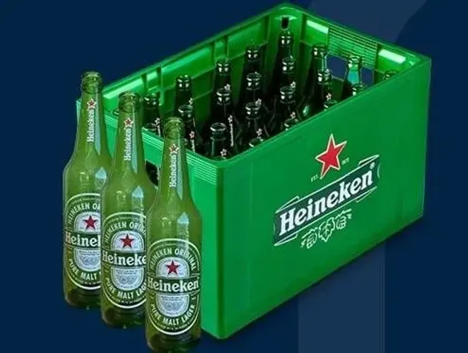 553 Engradados de Cerveja Heineken 600 (Leiam a Descrição)