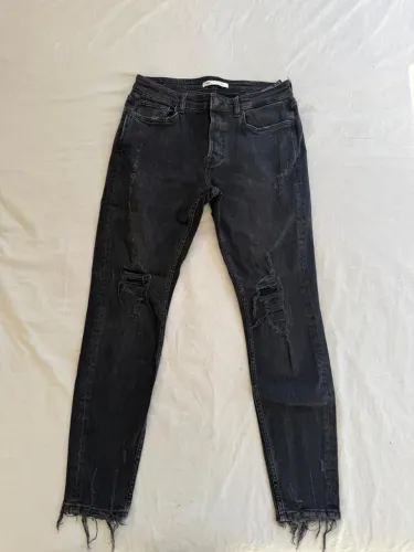 Calça jeans preta masculina - Zara