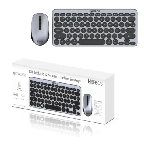 Lacrado Kit Teclado e Mouse ZenKeys HREBOS IF-241/IF-762