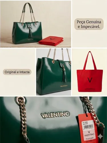 Bolsa Valentino Verde (original e nova)