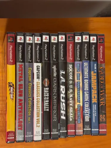 Coleção jogos ps2 lacrados de fábrica