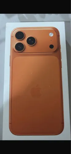 ? iPhone 17 Pro Max Laranja - Novo e Lacrado