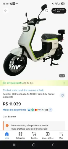 Scooter elétrica
