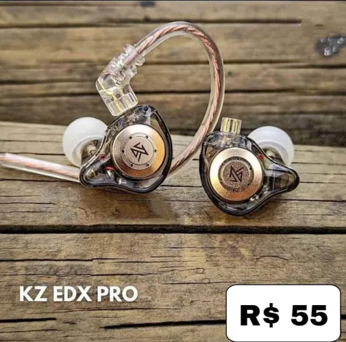 Fone KZ Edx Pro com MIC R$ 55