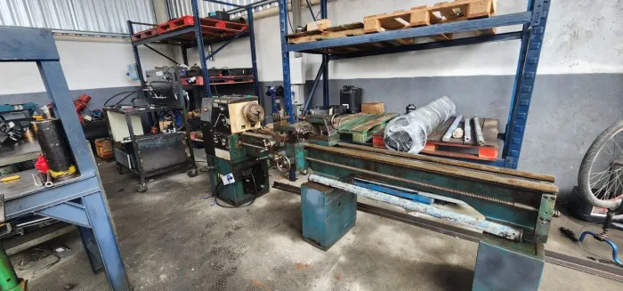 Torno mecanico.