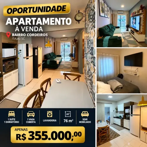 apartamentos com suite bairro cordeiros