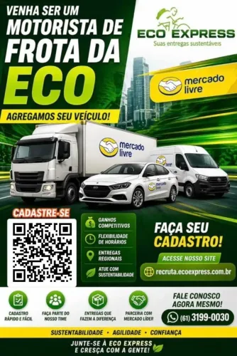 Estamos contratando vaga para motorista