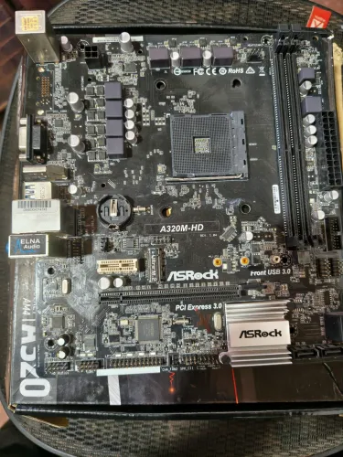 Placa mãe a320m-hd asrock am4