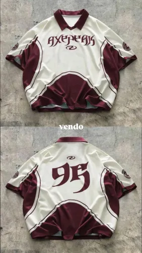 Camisa Pólo Esportiva Marsala e Bege