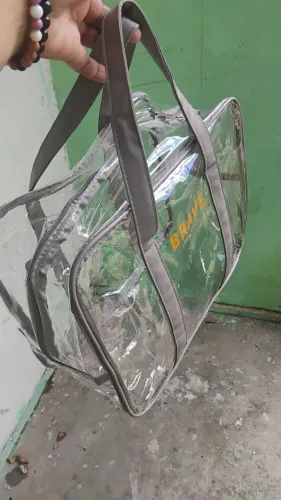 Bolsa transparente grande nova 