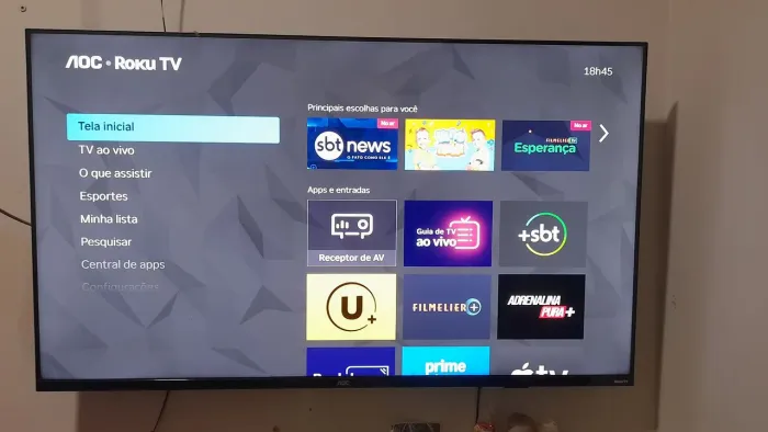 Televisão 55 polegadas