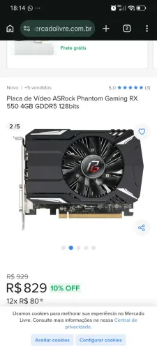 Peças para PC GAMER