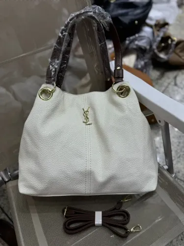 Bolsa de Ombro YSL Branca Feminina Confecção Luxo (Foto Real)