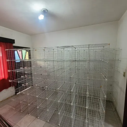 Estante Modular Aramada | Nichos 30x30x40cm | Loja e Depósito