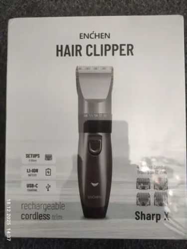 Máquina de cortar cabelo Enchen Sharp X