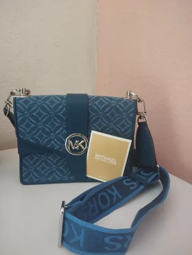 Michael Kors Greenwich Small - Azul ORIGINAL 