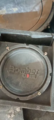 Subwofer Bomber one 12 pol com caixa slin