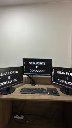 Setup Completo com 3 Monitores AOC 24? + PC Gamer