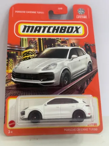 Matchbox Porsche Cayenne Turbo Branca Original Lacrada
