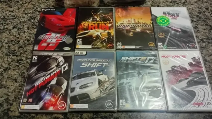Coleção 8 Need For Speed Pc Originais Lacrados