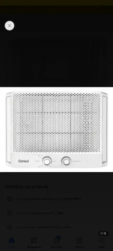 Ar condicionado Consul 12000 janela 110v