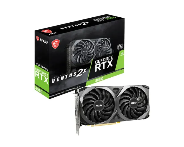 MSI Rtx 3060 ventus x2 12gb seminova (com nota fiscal)
