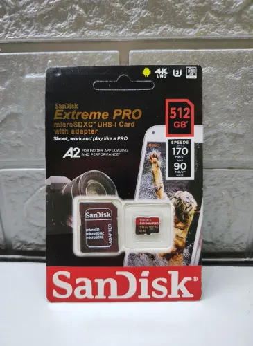 Cartão de Memória 512GB Extrema Pro 4K SanDisk