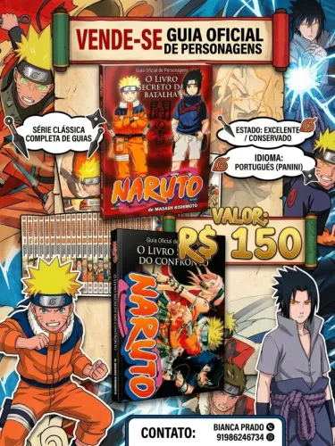 2 volume de Guia de personagens de Naruto