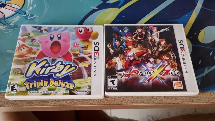 Kirby Triple Deluxe e Project X Zone 3ds 