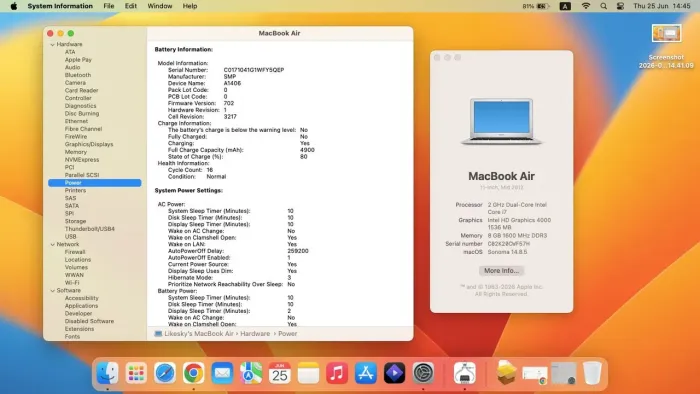 MacBook Air 2012 i7