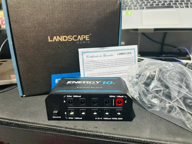 Fonte Landscape 10 Pedais Energy 10S 9v e 18v em 3 Seções Isoladas