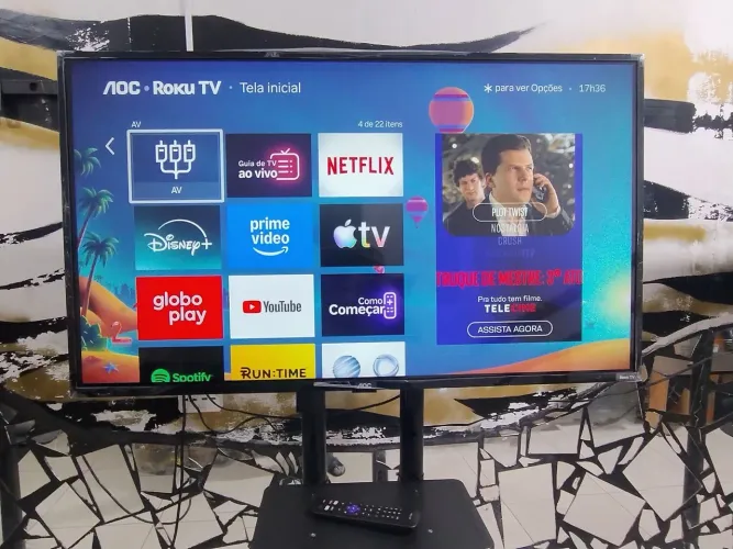 Tv 43 AOC Smart RokuTV