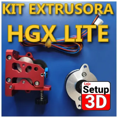 Kit extrusora HGX Lite em alumínio