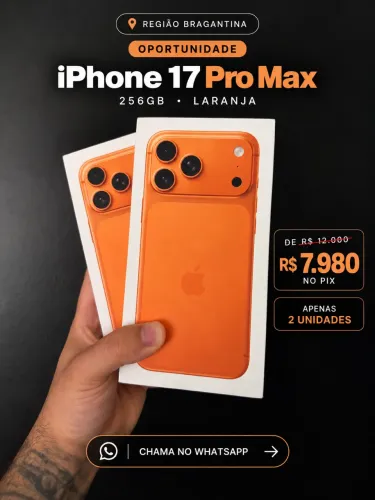 iphone 17 pro Max 256 gb novo 
